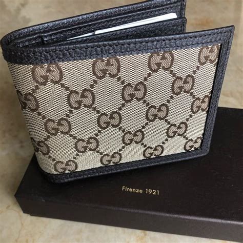 mens wallet brands gucci|Gucci trifold wallet for men.